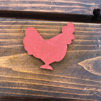 Wooden Chicken Unpainted Wood Farm Animals Make Your Own Sign, Do It Yourself Kit DIY Door Hanger