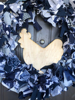 Wooden Chicken Unpainted Wood Farm Animals Make Your Own Sign, Do It Yourself Kit DIY Door Hanger