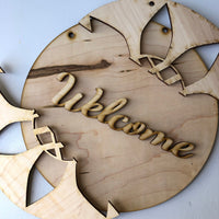 Sunflower Decoration DIY Kits for Adults Unpainted Wood, Make Your Own Sign Fall Welcome Sign