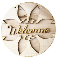 Sunflower Decoration DIY Kits for Adults Unpainted Wood, Make Your Own Sign Fall Welcome Sign