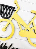 Bicycle Decoration DIY Kits for Adults Unpainted Wood, Make Your Own Sign Welcome Sign