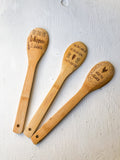 Wood Burned Spoons Prank Gift, Gifts for Her Kitchen Decor