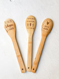 Wood Burned Spoons Prank Gift, Gifts for Her Kitchen Decor