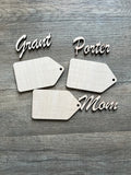 Wedding Name Tags Table Seating Cards, Wooden Name Tags, Place Cards Wedding Rustic