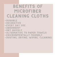 the benefits of microfiber cleaning cloths