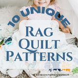 Rag Quilt Pattern Book - Instant Download